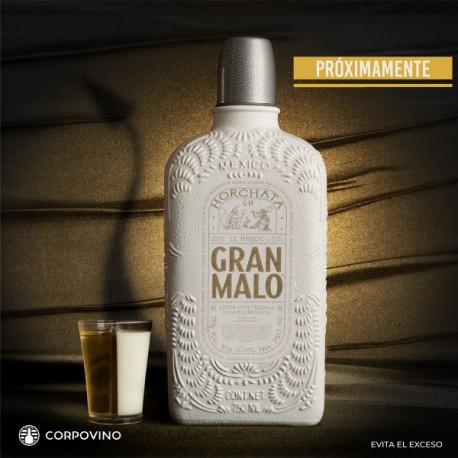 LICOR DE TEQUILA GRAN MALO HORCHATA 750 ML